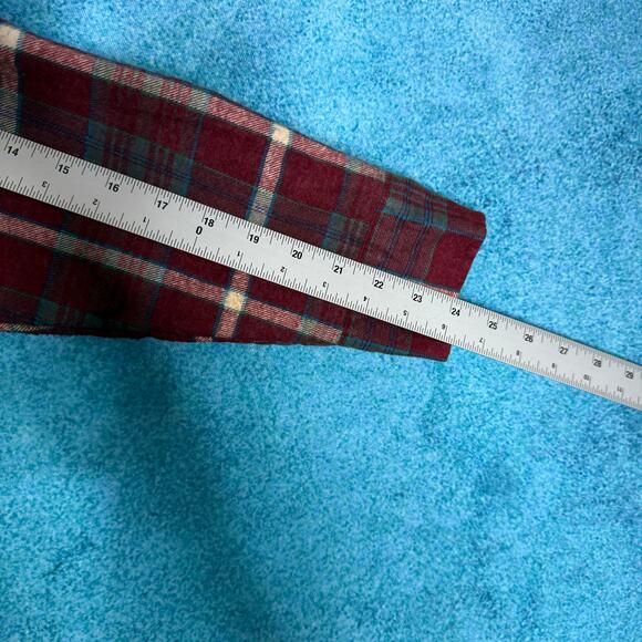 Vintage Outreach Quilted Lined Shacket Men’s S – Red Plaid Button Shirt Jacket - Picture 7 of 16